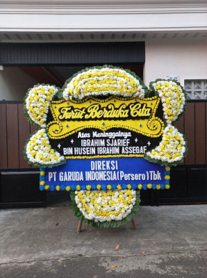 Papan Bunga Duka di Rawa Makmur Permai