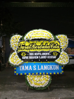 Papan Bunga Duka di Rawa Makmur Permai