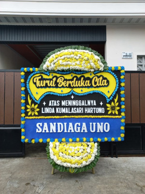 Papan Bunga Duka di Rawa Makmur Permai